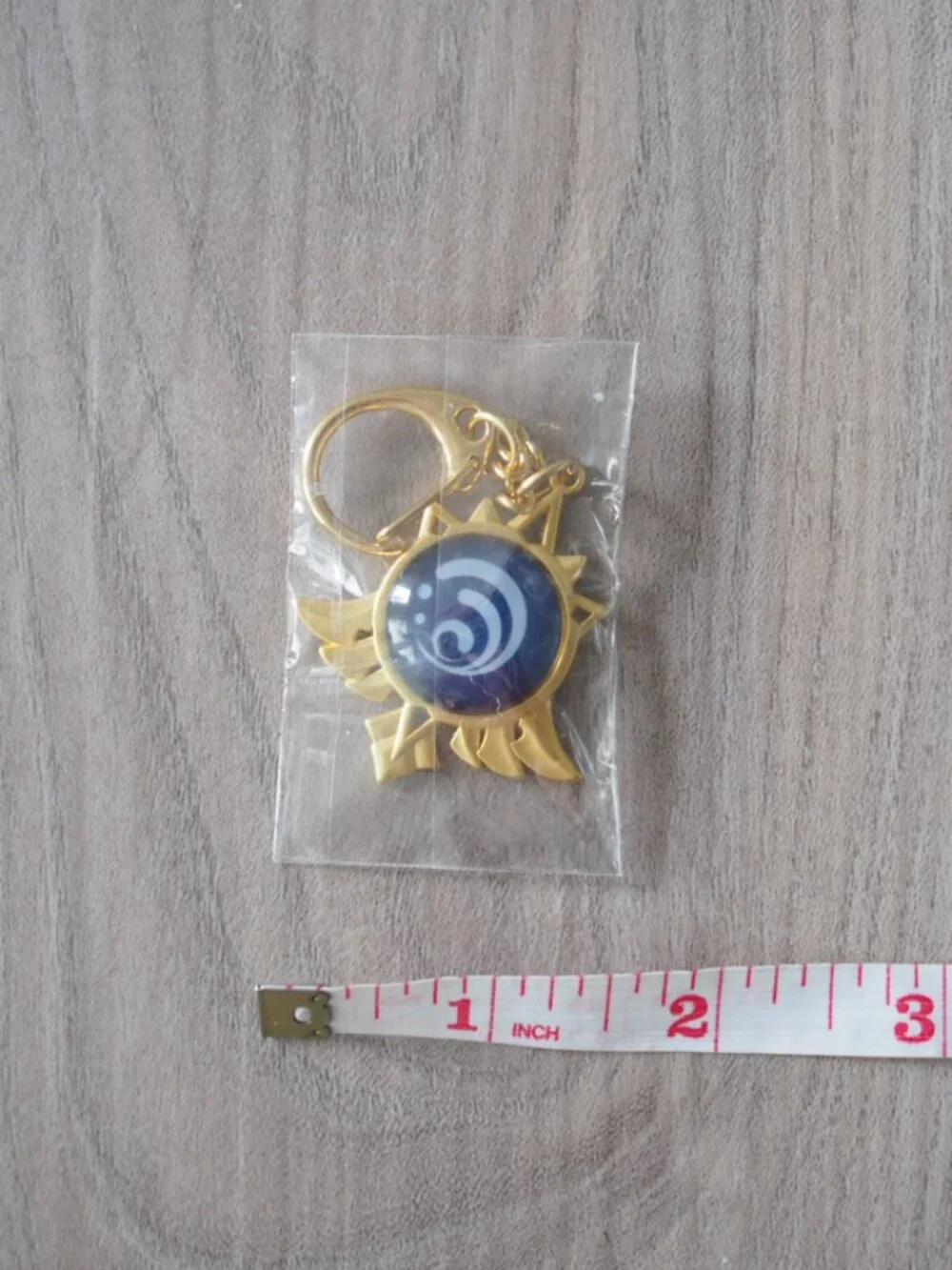 Brand New Genshin Impact Vision Keychain Set of 3 Anemo Cryo Hydro Gold